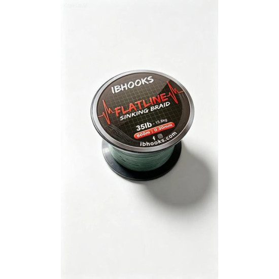Ibhooks Flatline Sinking Braid 35lb 600m