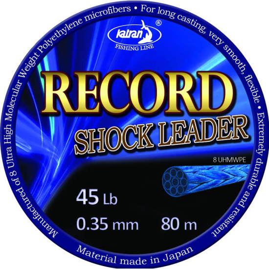 Katran Record Shock Leader 45lb 0.35mm
