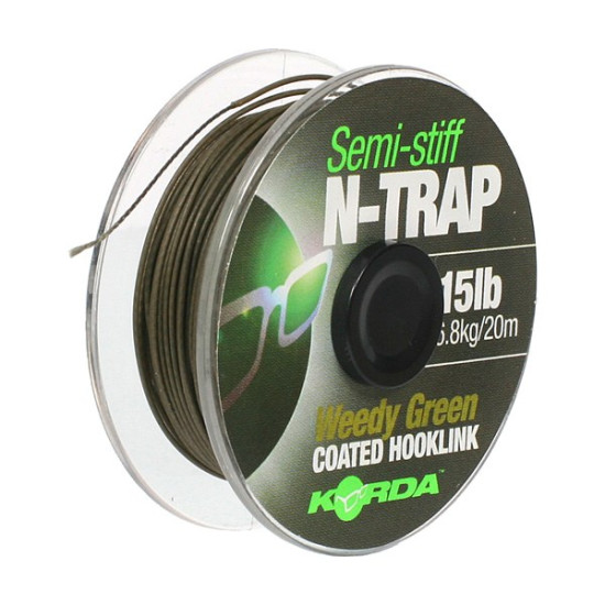 Korda N trap semi stiff 15lb weedy green 