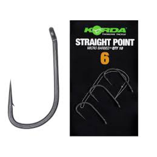 Korda straight point hook 6
