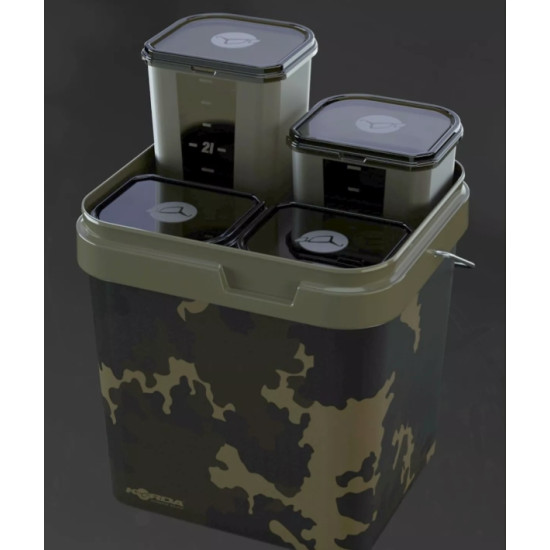 Korda bucket light camo 17L with inserts