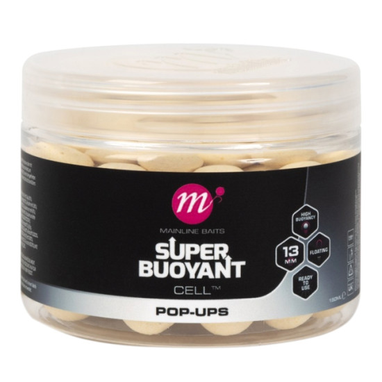 Mainline pop up super buoyant cell white 13mm