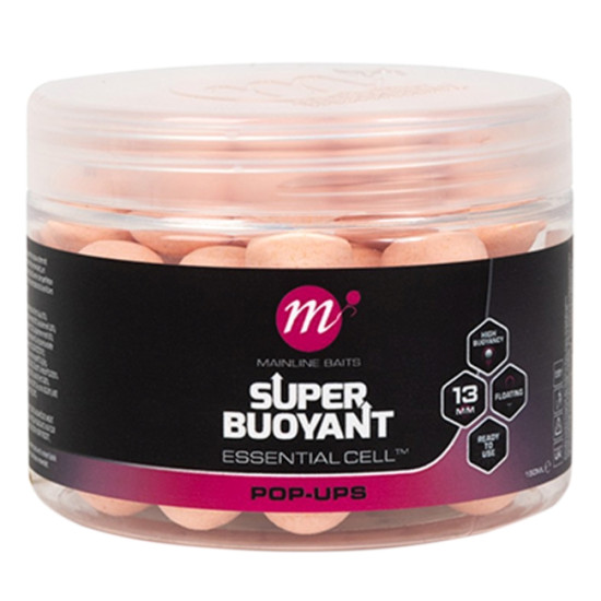 Mainline pop up super buoyant essential cell pink 13mm