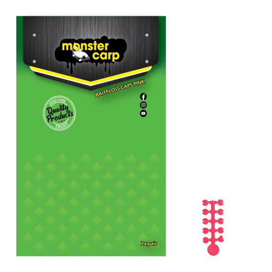 Monster carp floss caps pink 