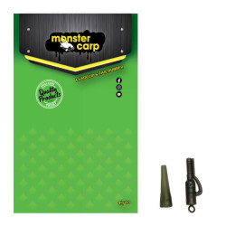 Monster carp lead clip kit with swivel