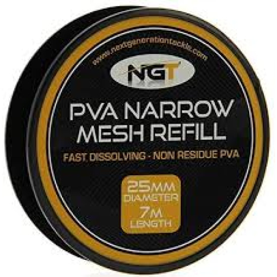Ngt pva narrow mesh refill 25mm