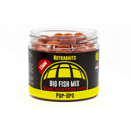 Nutrabait pop up big fish mix 18mm