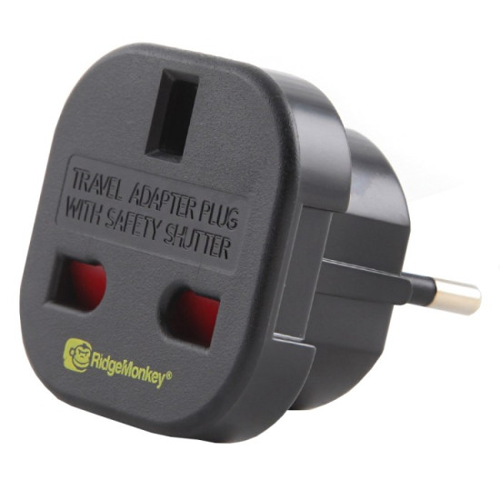 Ridgemonkey vault UK 3 pin to EU 2 pin adaptor