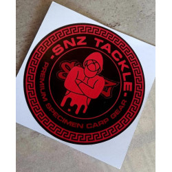 Sticker SNZ red and black hustler 