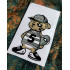 Sticker hobo skateboarder 