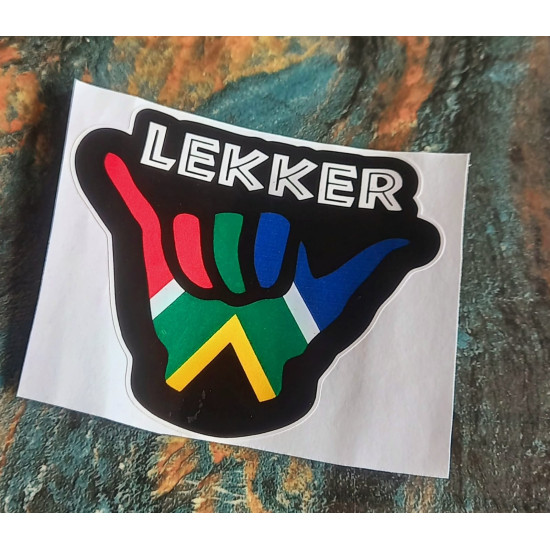 Sticker local is lekker 