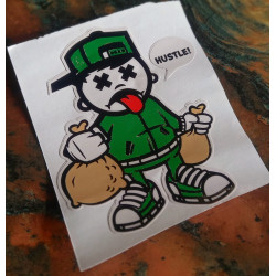 Sticker hustler green
