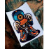 Sticker hobo hustler 