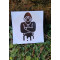 Sticker circle hustler black