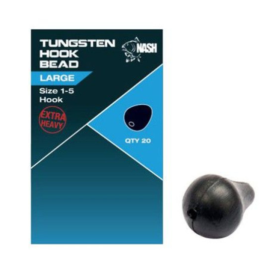 Nash tungsten hook bead large 